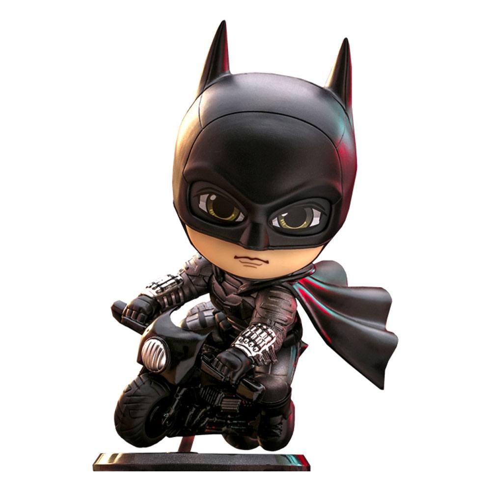 HOT TOYS - Dc Comics - The Batman Cosbaby Mini Figure Set Batman & Batcycle