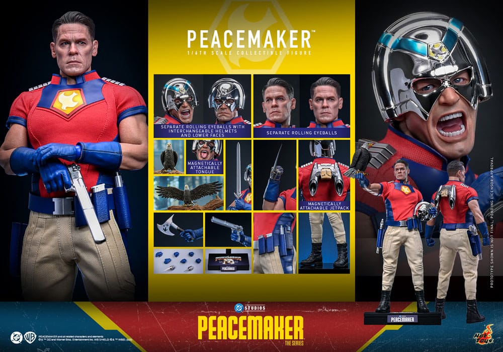 HOT TOYS -Peacemaker Action Figure 1/6 Peacemaker TMS166 – Animetoys