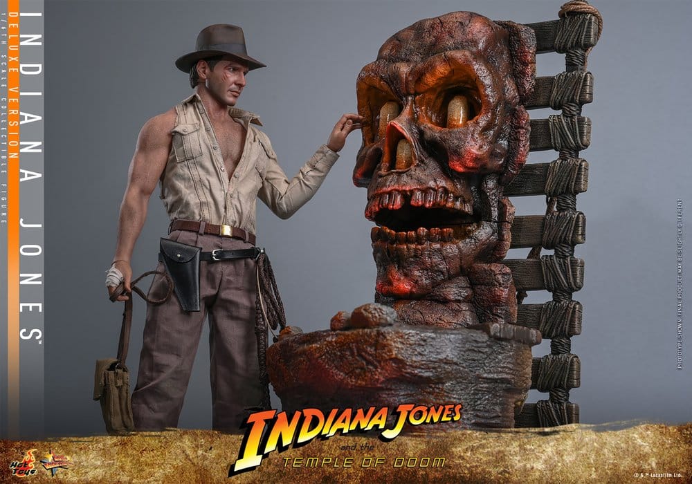 HOT TOYS - Indiana Jones Movie Masterpiece Action Figure 1/6 Indiana Jones (Deluxe Version) MMS861