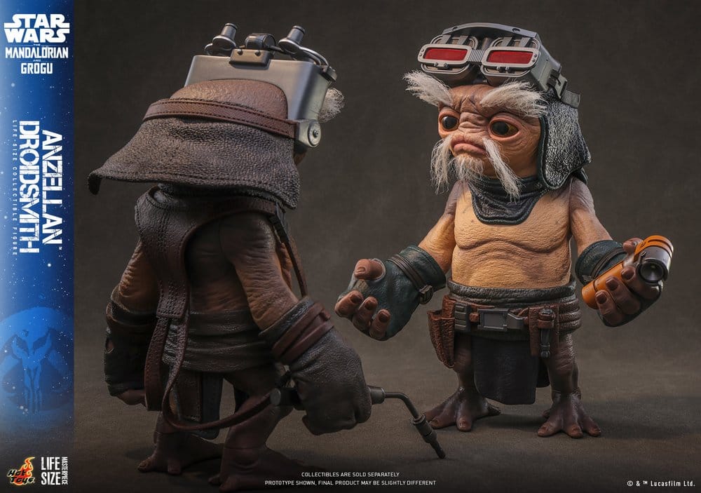 HOT TOYS - Star Wars: The Mandalorian & Grogu Life-Size Figure Anzellan Droidsmith