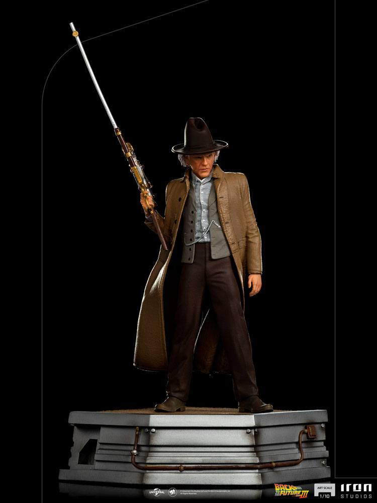 IRON STUDIO - Back to The Future III Art Scale Statue 1:10 Doc Brown