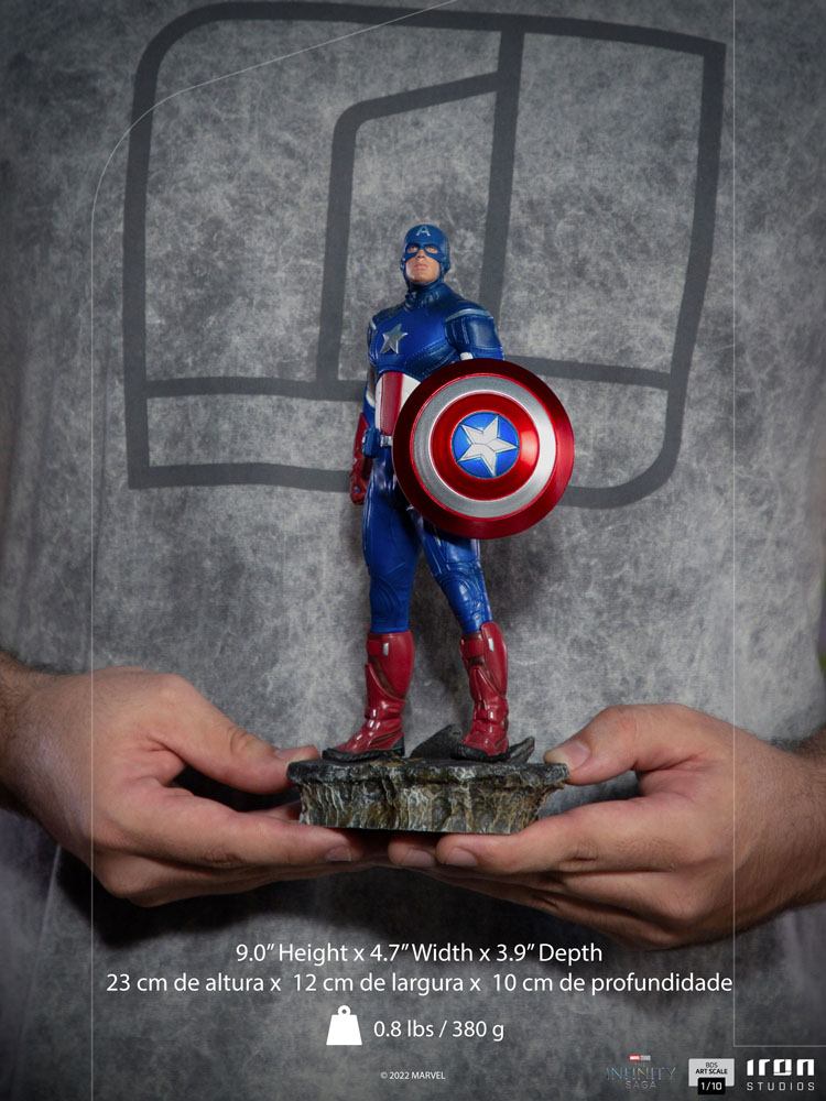 IRON STUDIO - Marvel - The Infinity Saga BDS Art Scale Statue 1:10 Captain America Battle of NY