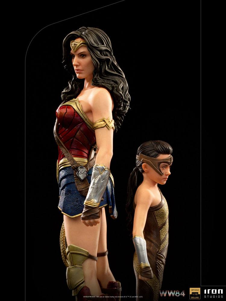 IRON STUDIO - Dc Comics - Wonder Woman 1984 DeLuxe Art Scale Statue 1:10 Wonder Woman & Young Diana