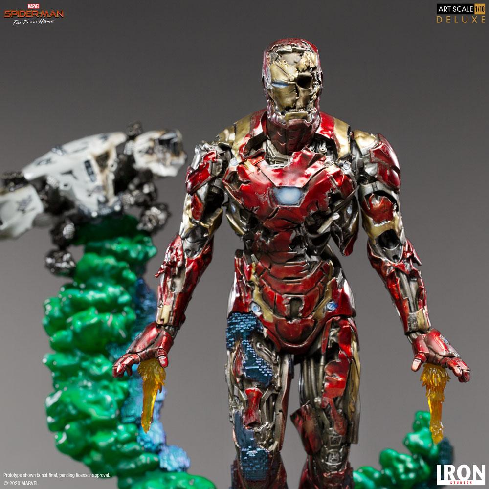 IRON STUDIO - Marvel - Spider-Man Far from Home BDS Art Scale DeLuxe Statue 1:10 Iron Man Illusion