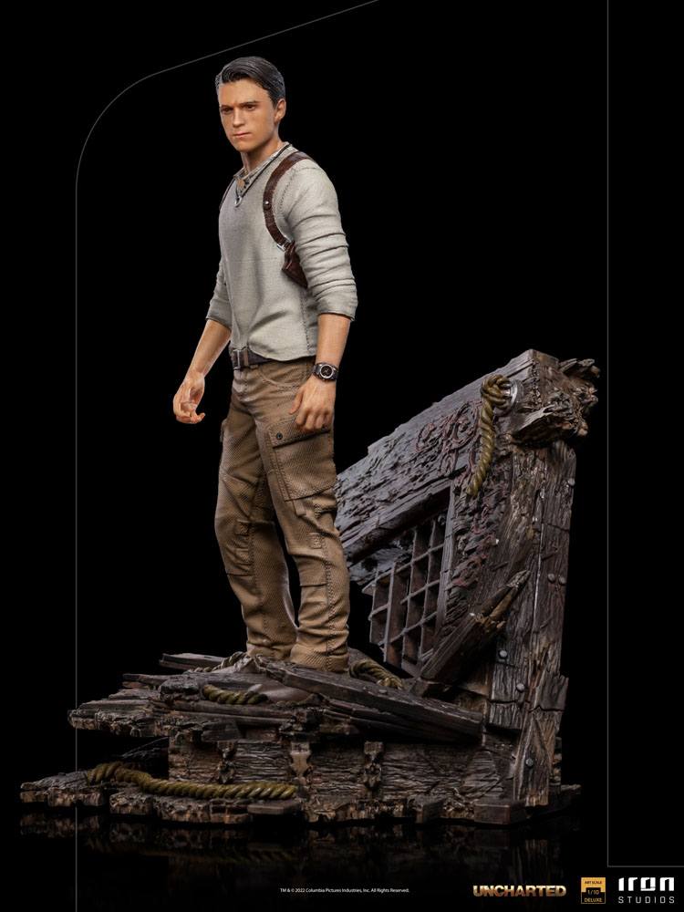 IRON STUDIO - Uncharted Movie DeLuxe Art Scale Statue 1:10 Nathan Drake