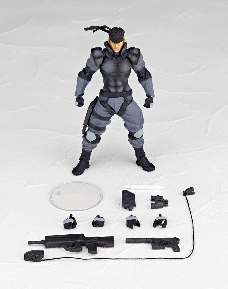 KAIYODO - Metal Gear Solid Action Figure Micro Yamaguchi Revol Mini RM-001 Solid Snake