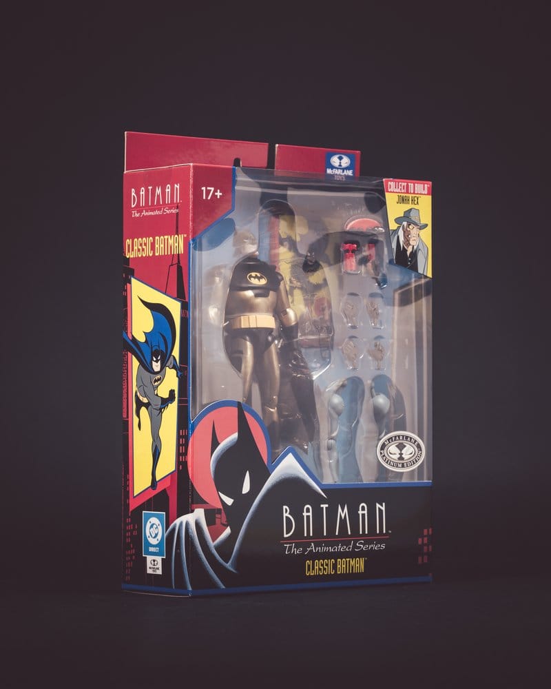 Mc FARLANE TOYS - Batman: The Animated Series DC Direct Build-A Action Figures Wave 5 Classic Batman (Platinum Edition) 15 cm