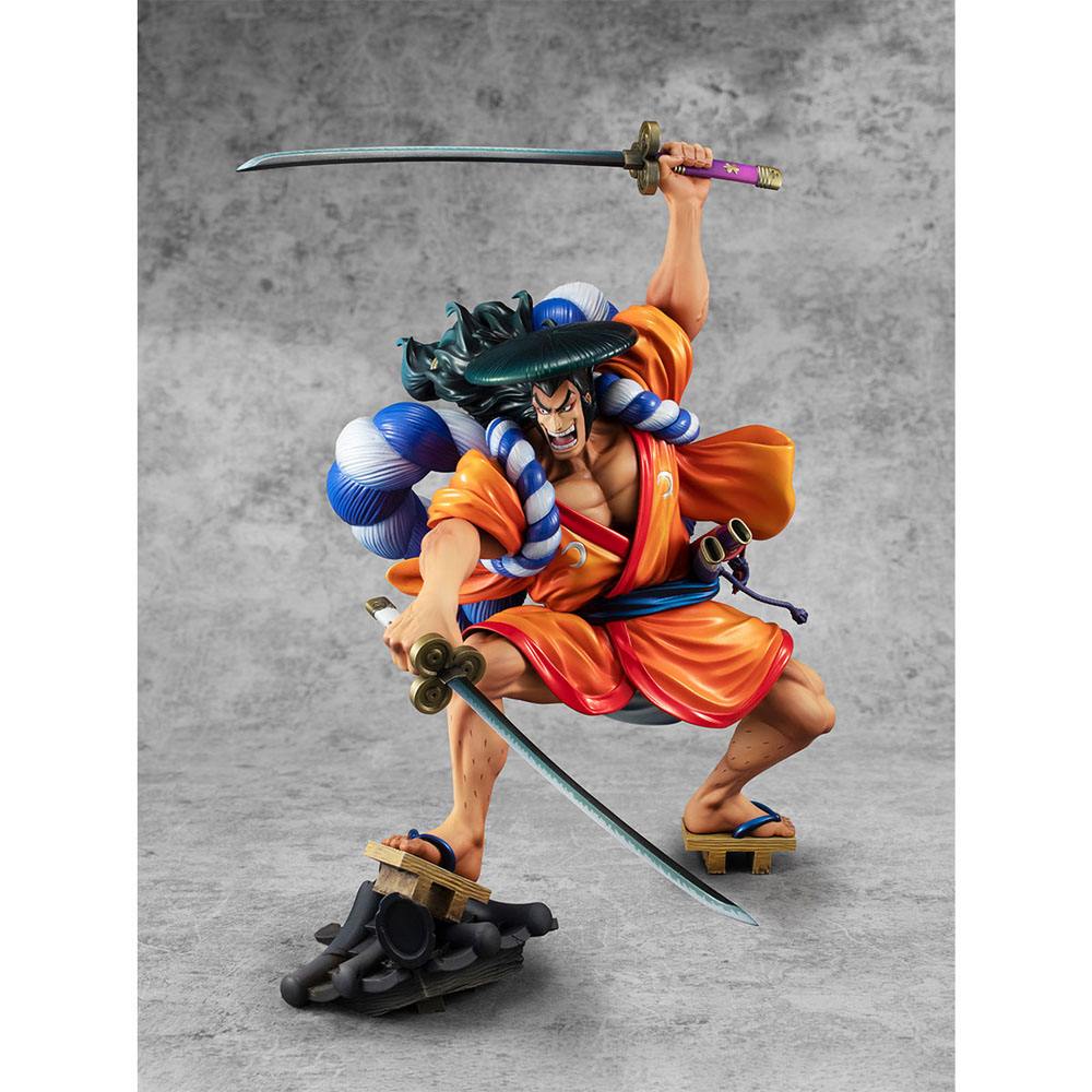 MEGAHOUSE - One Piece Portrait of Pirates Pvc Statue Warriors Alliance Oden Koduki