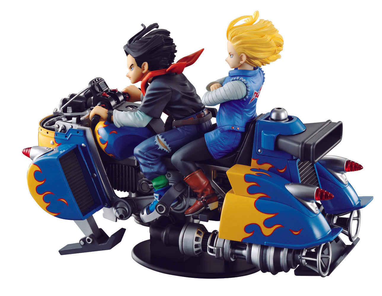 MEGAHOUSE - Dragon Ball Z Desktop Real McCoy Pvc Diorama Android 17 & Android 18