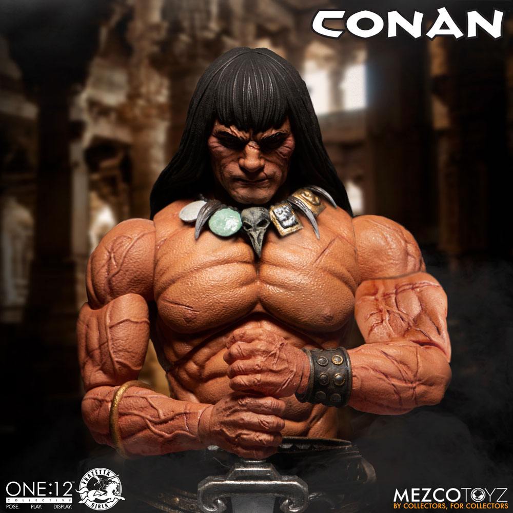 MEZCO - One:12 Collective Conan The Barbarian Action Figure 1:12 Conan