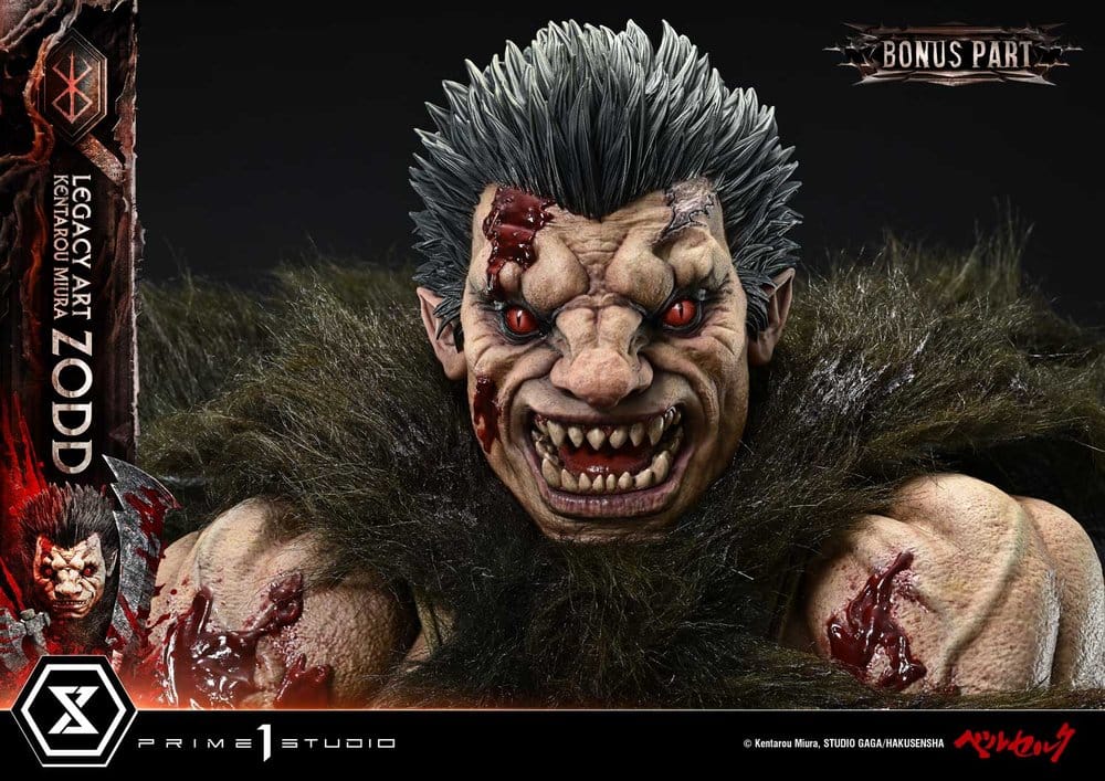 PRIME 1 - Berserk Legacy Art "Kentarou Miura" Statue 1/4 Zodd DX Bonus Version