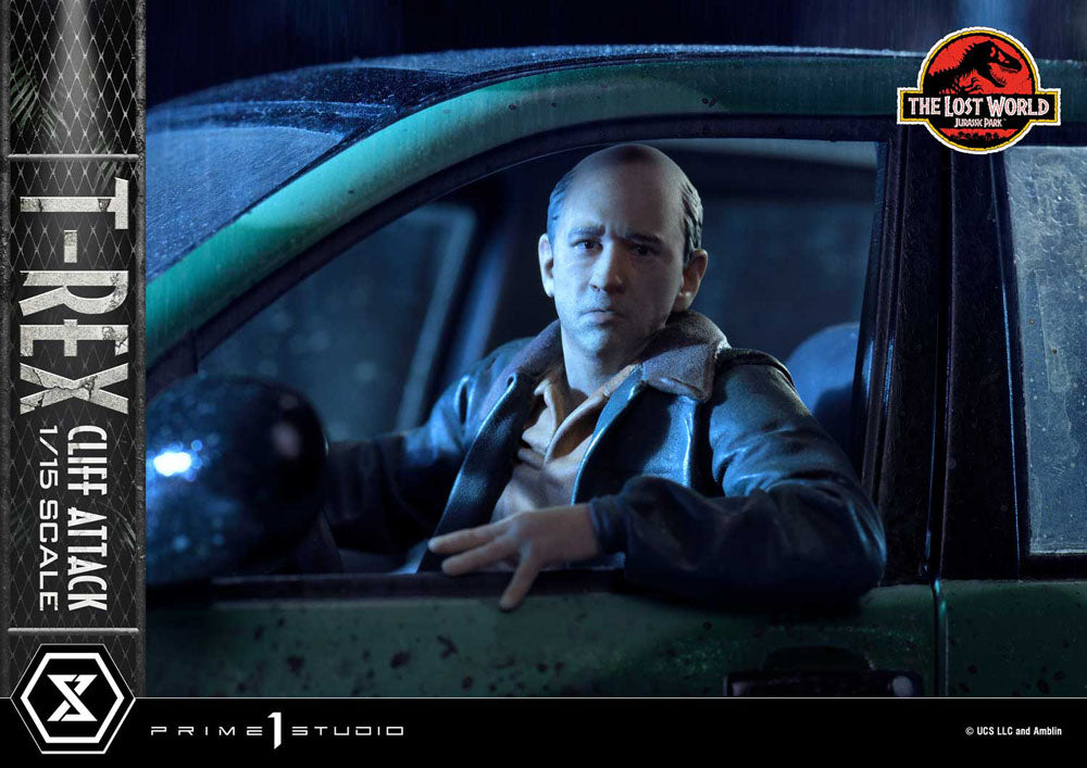 PRIME 1 - Jurassic World: The Lost World Statue 1/15 T-Rex Cliff Attack Bonus Version