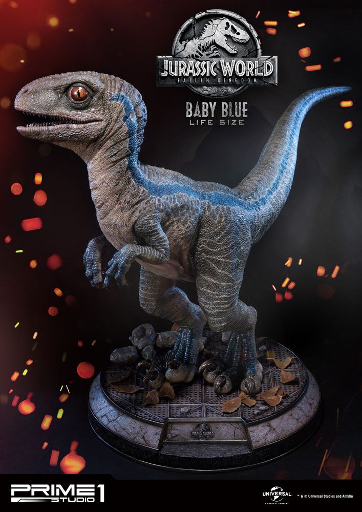 PRIME 1 STUDIOS - Jurassic World Fallen Kingdom - Baby Blue - Life-Size Statue (69 cm)