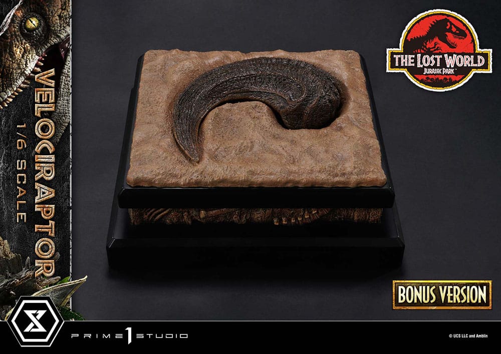 PRIME 1 - Jurassic Park II Legacy Museum Collection Statue 1/6 Velociraptor Bonus Version