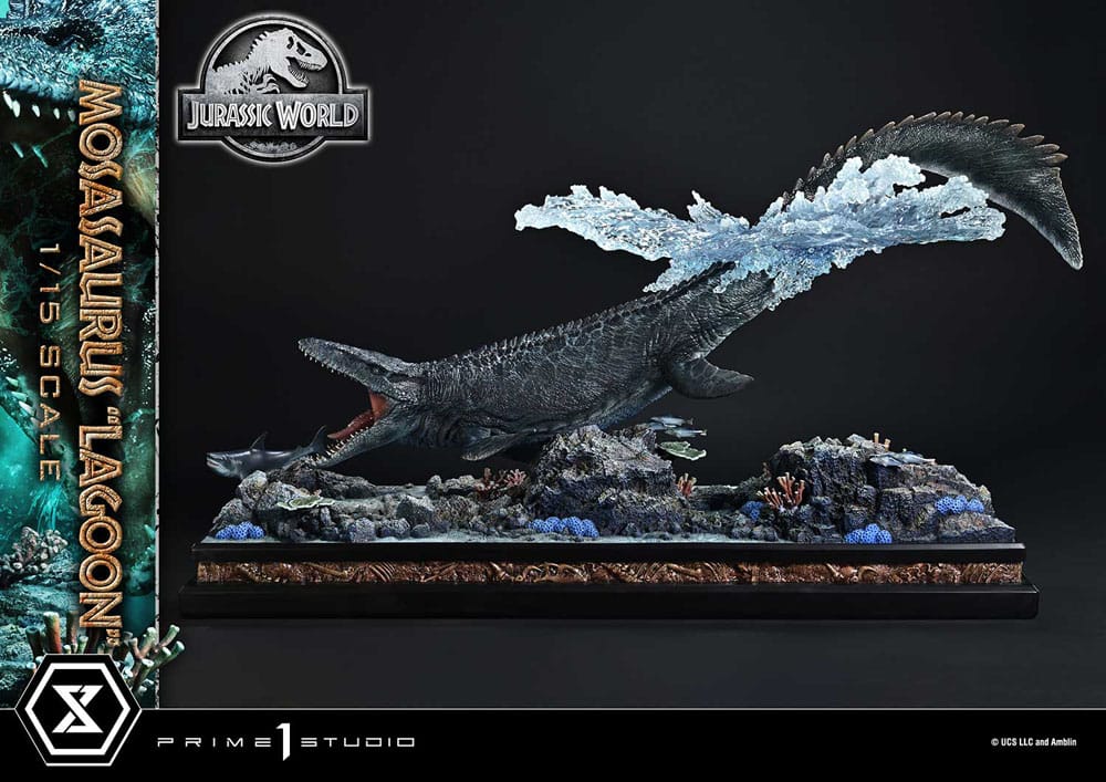 PRIME 1 - Jurassic World Legacy Museum Collection Statue 1/15 Mosasaurus "Lagoon" Bonus Version