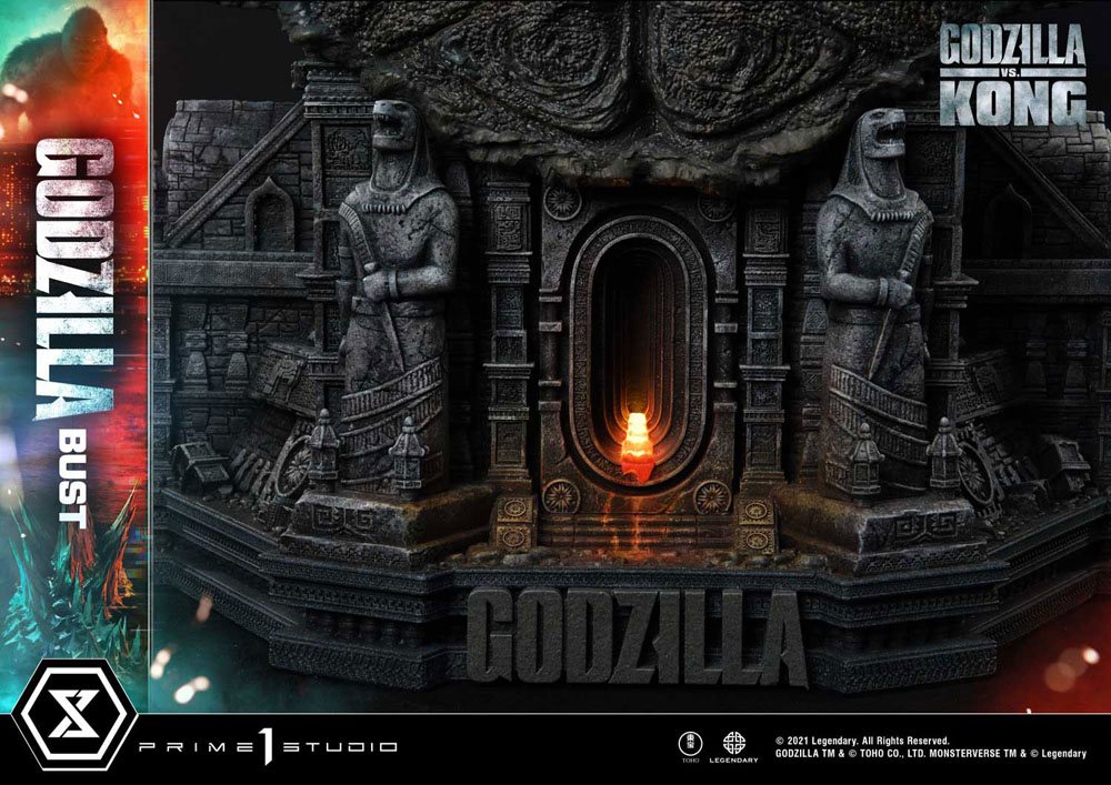 PRIME 1 STUDIOS - Godzilla vs Kong - Godzilla Bust Bonus Ver