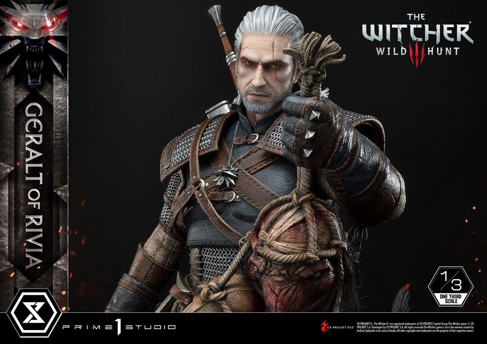 PRIME 1 STUDIOS - Witcher 3 Wild Hunt Statue 1:3 Geralt von Riva