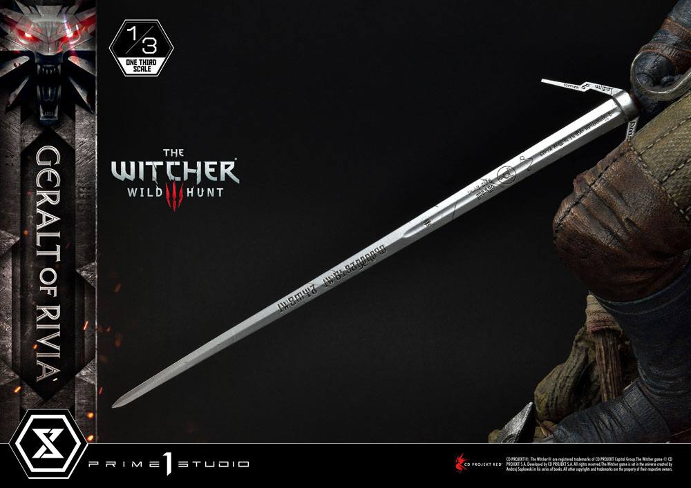 PRIME 1 STUDIOS - Witcher 3 Wild Hunt Statue 1:3 Geralt von Riva DeLuxe Ver