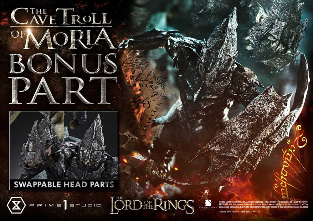 PRIME 1 - The Lord of the Rings Premium Masterline Series Statue 1/6 Cave Troll of Moria Bonus Version