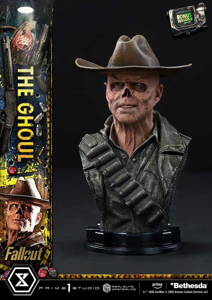 PRIME 1 - Fallout (TV Series) Real Elite Masterline Series Statue 1/4 The Ghoul DX Bonus Version