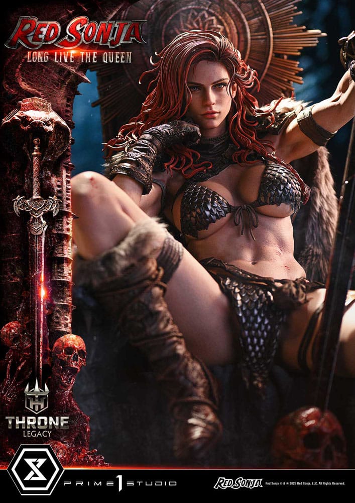 PRIME 1 - Red Sonja Throne Legacy Collection Statue Statue 1/3 Red Sonja: Long Live the Queen Bonus Version
