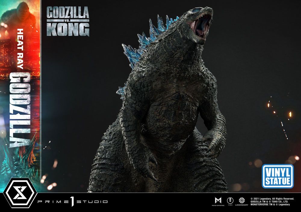 PRIME 1 STUDIOS - Godzilla vs. Kong Vinyl Statue Heat Ray Godzilla