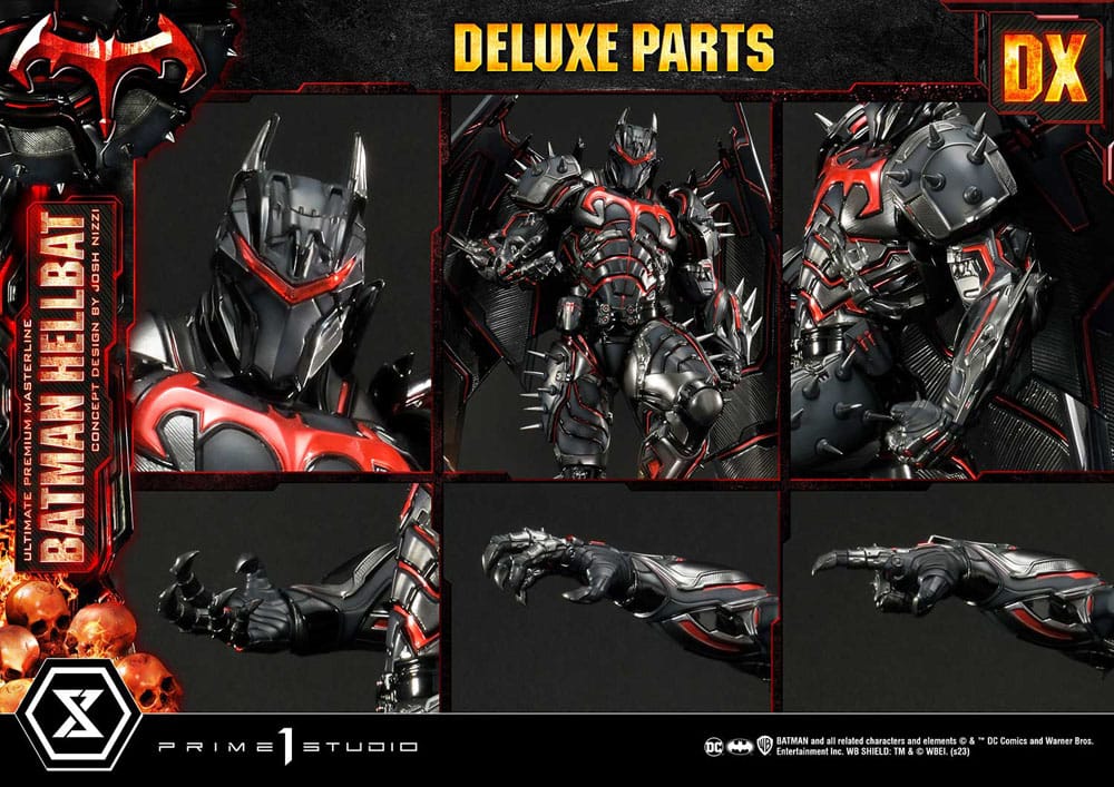 PRIME 1 STUDIOS - Dc Comics - Batman Ultimate Premium Masterline Series Statue Hellbat Concept Design by Josh Nizzi DeLuxe Bonus Ver