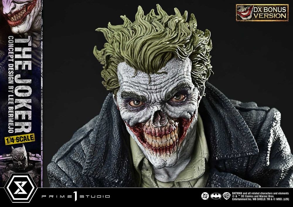 PRIME 1 - DC Comics Ultimate Premium Masterline Series Statue 1/4 The Joker (Concept Design by Lee Bermejo) DX Bonus Version