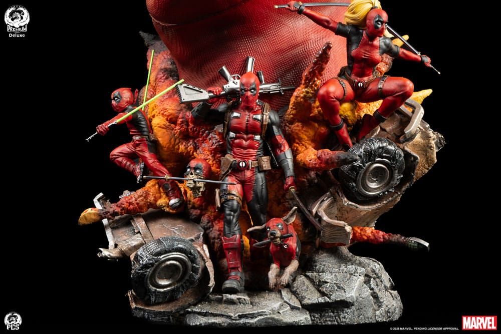 PCS COLLECTIBLES - Marvel Fine Art Bust Deadpool Deluxe Edition