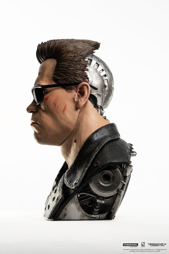 PURE ARTS - Terminator 2 Replik 1/1 T-800 Model 101 Battle Damaged Art Mask