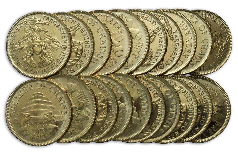 SHIRE POST MWT - A Song of Ice and Fire Coin Daenerys Targaryen Mark of Meereen 15 Coins