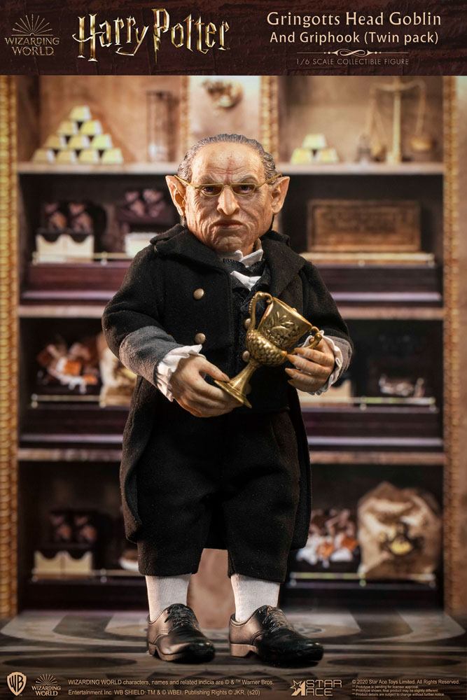 STAR ACE - Harry Potter My Favourite Movie Action Doll 1:6 Gringotts Head Goblin & Griphook