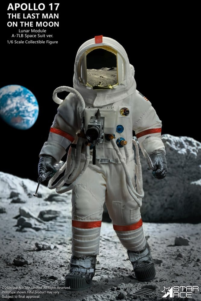 STAR ACE - NASA Apollo 17 Action Figure 1/6 The Last Man on the Moon