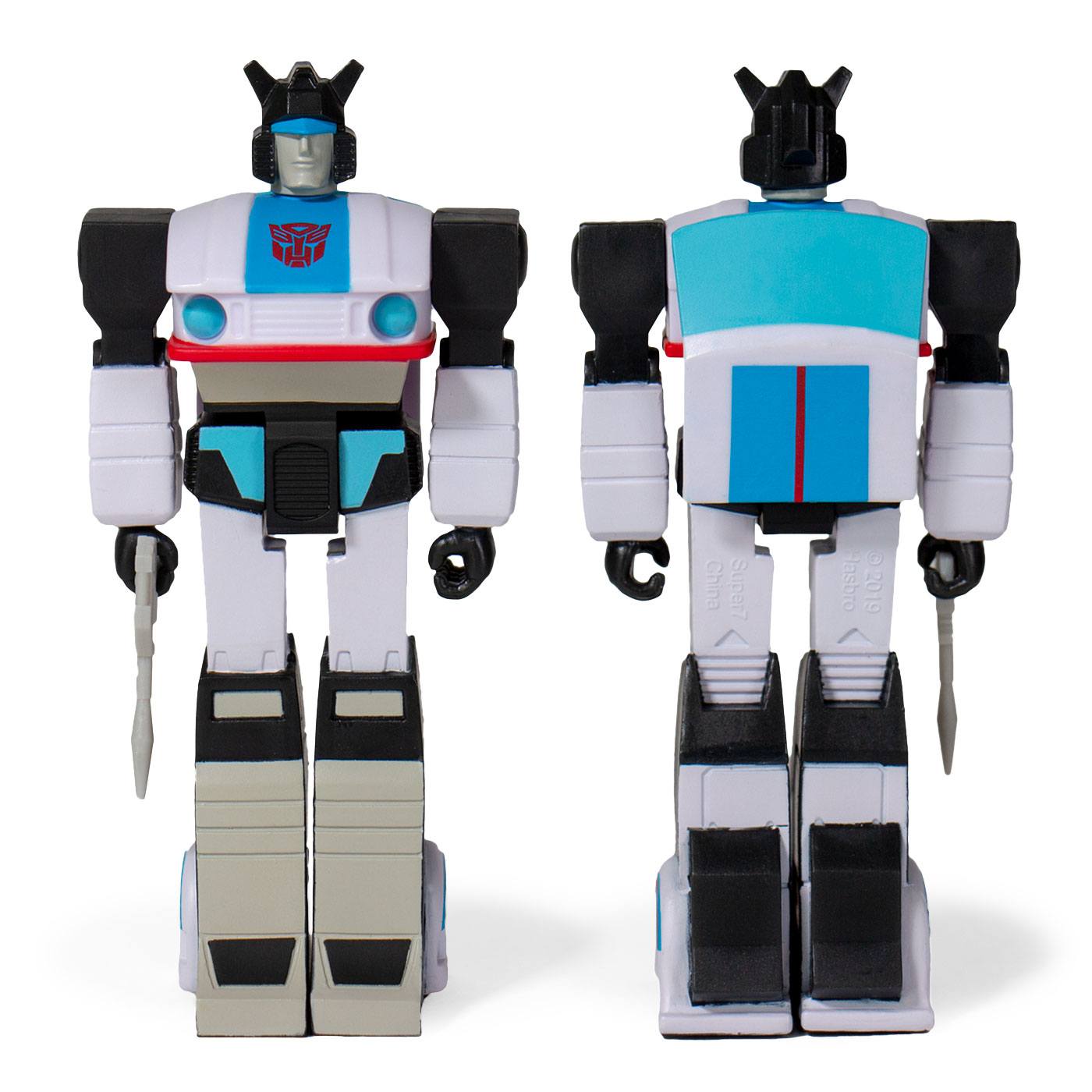 SUPER 7 - Transformers Reaction Action Figure Wave 1 Jazz 10 cm