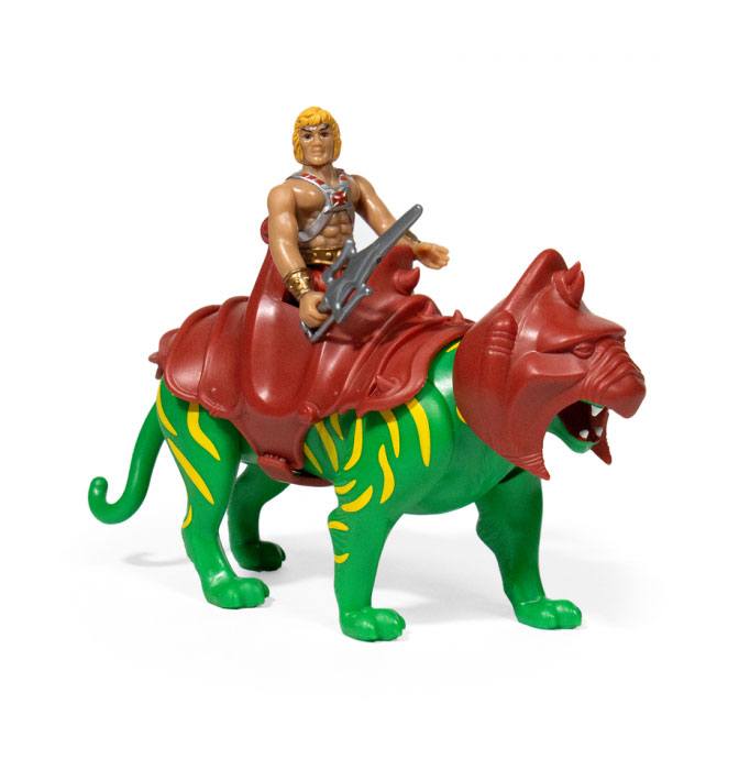 SUPER 7 - Masters of the Universe - Reaction Action Figure 2 Pack He-Man & Battlecat 10 cm