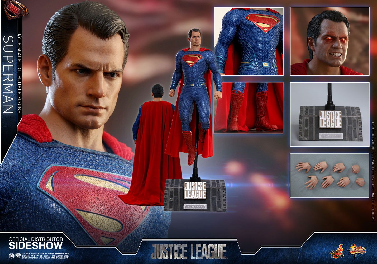 hot toys superman justice league
