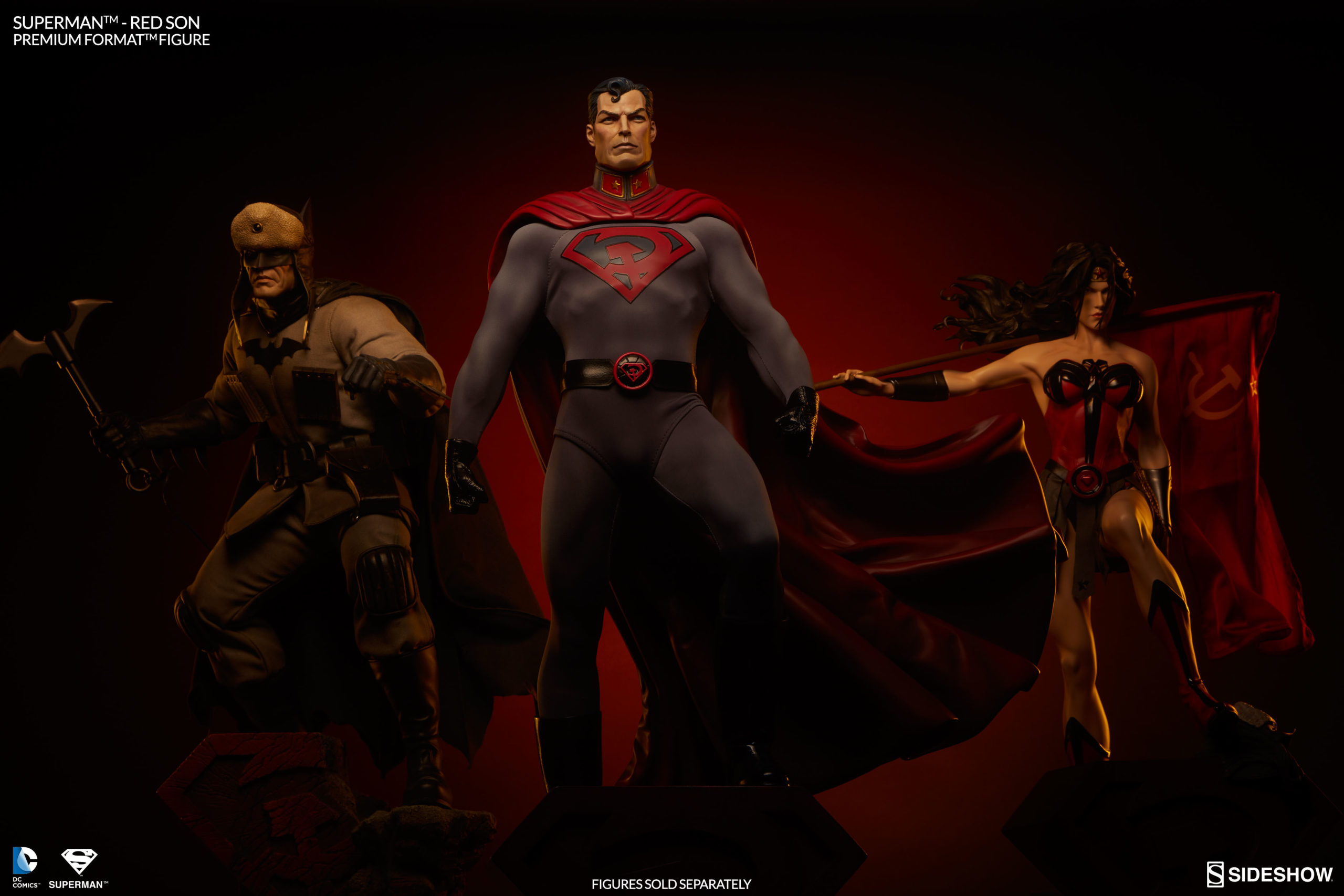SIDESHOW – DC COMICS – Superman Red Son – Premium Format Figure 1/4 –  Animetoys