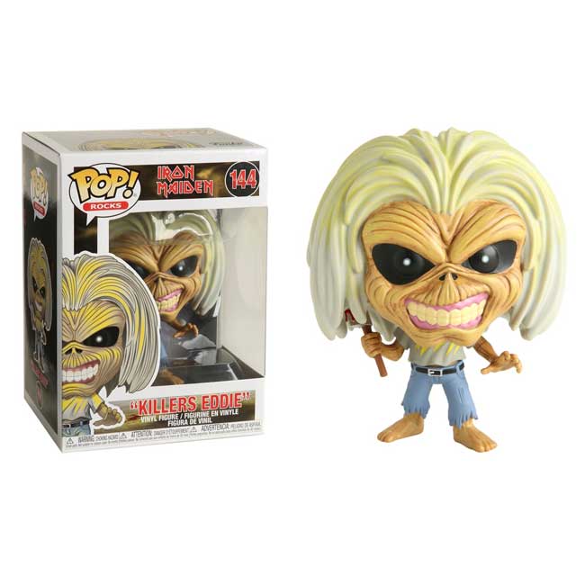 FUNKO – POP Iron Maiden Rocks Vinyl Figure Killers (Skeleton Eddie) 9 ...