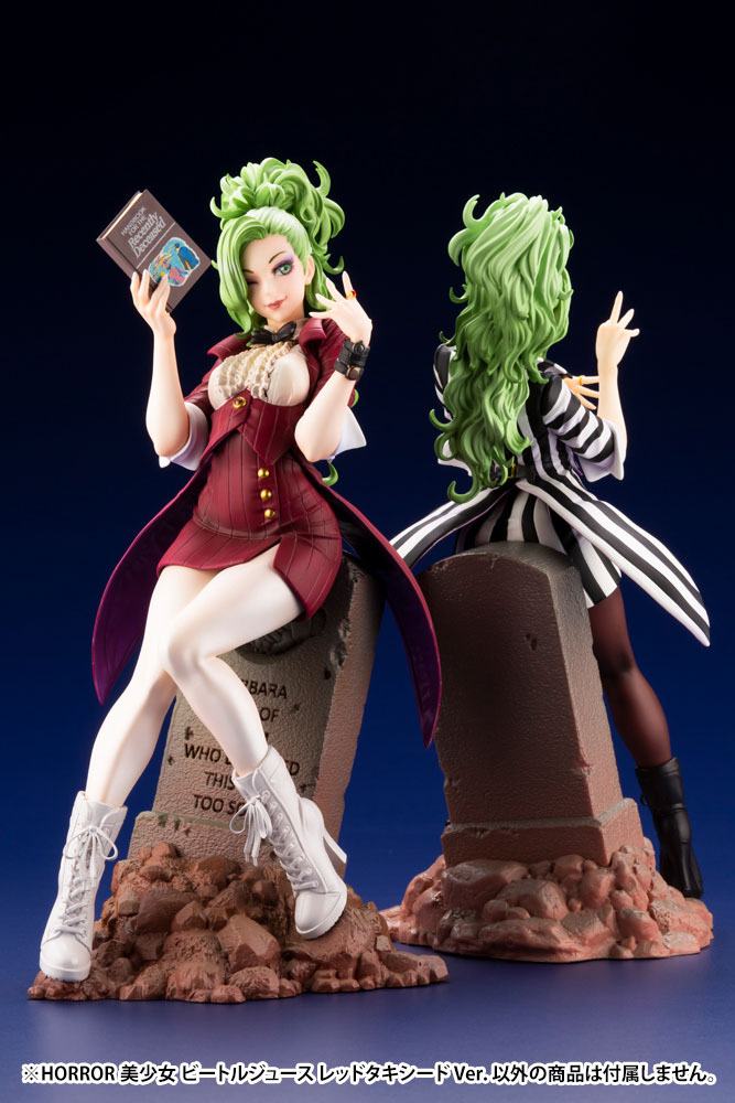 Kotobukiya Beetlejuice Bishoujo Pvc Statue 1 7 Beetlejuice Red Tuxedo Limited Version Animetoys