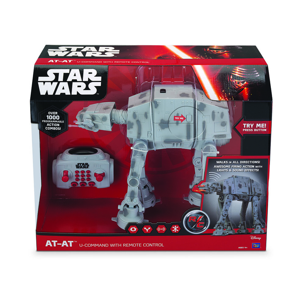 HASBRO – Star Wars RC Vehicle with Sound & Light Up U-Command AT-AT –  Animetoys