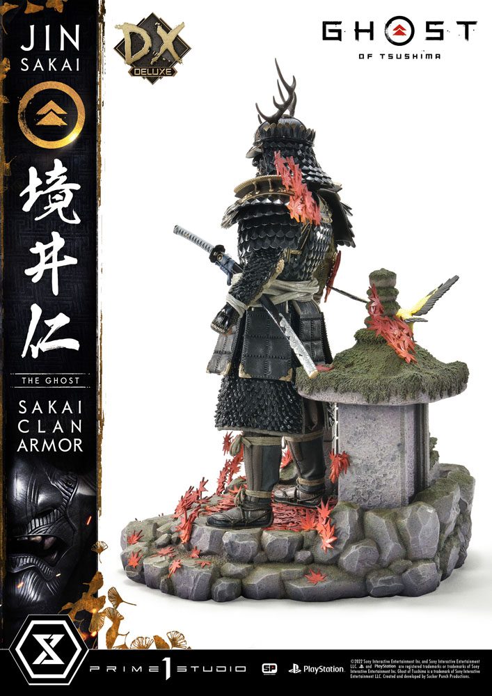 PRIME 1 STUDIO – Ghost of Tsushima Statue 1/4 Sakai Clan Armor Deluxe Bonus  Version – Animetoys