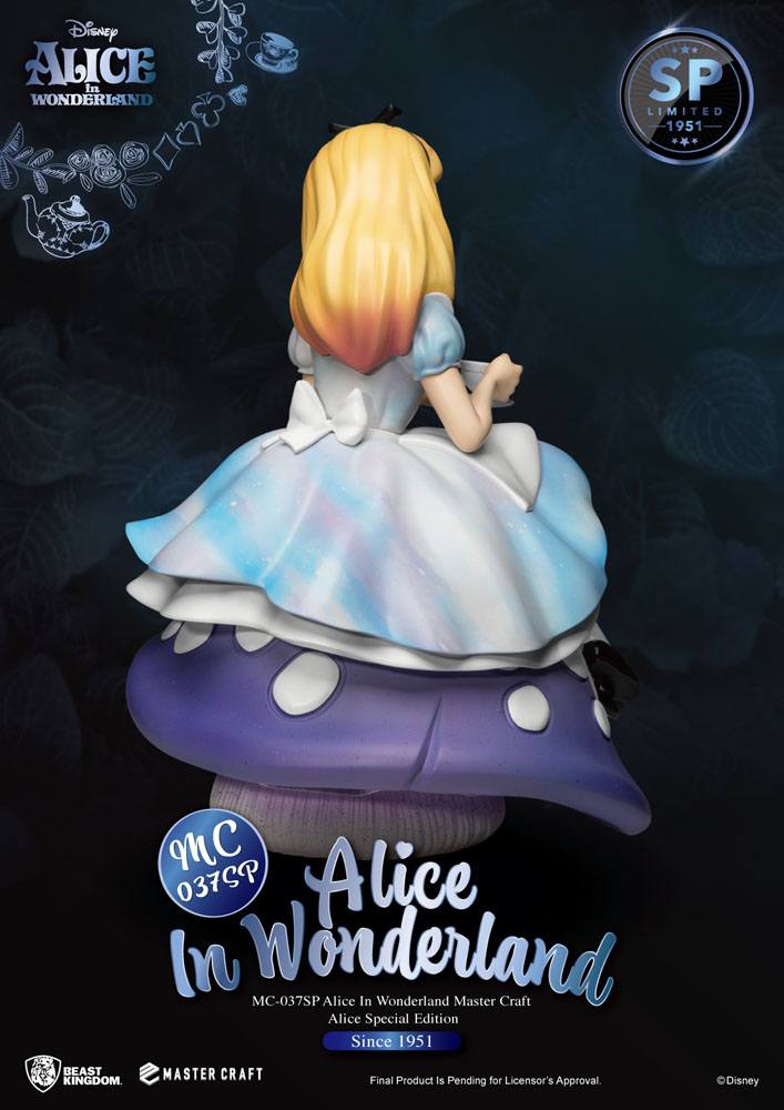 Master Craft The White Rabbit Figure, Disney Alice in Wonderland Figure