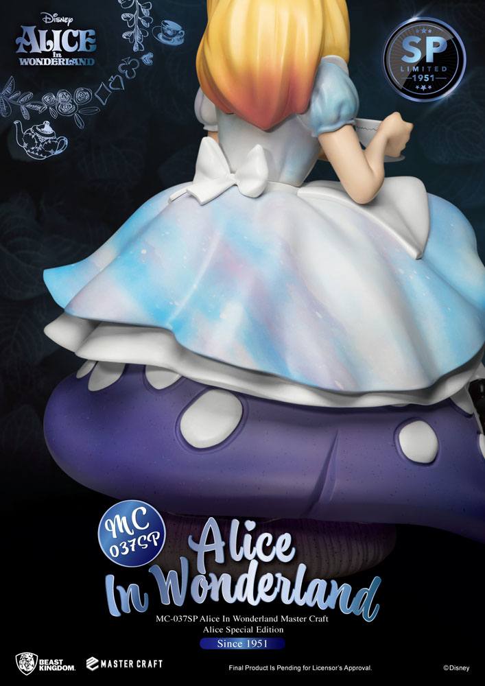 Master Craft The White Rabbit Figure, Disney Alice in Wonderland Figure