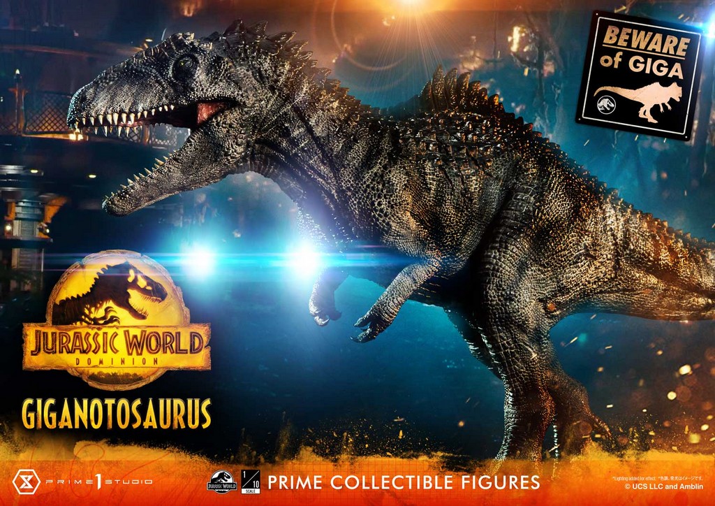 PRIME 1 – Jurassic World Dominion: Giganotosaurus 1:38 Scale Statue –  Animetoys