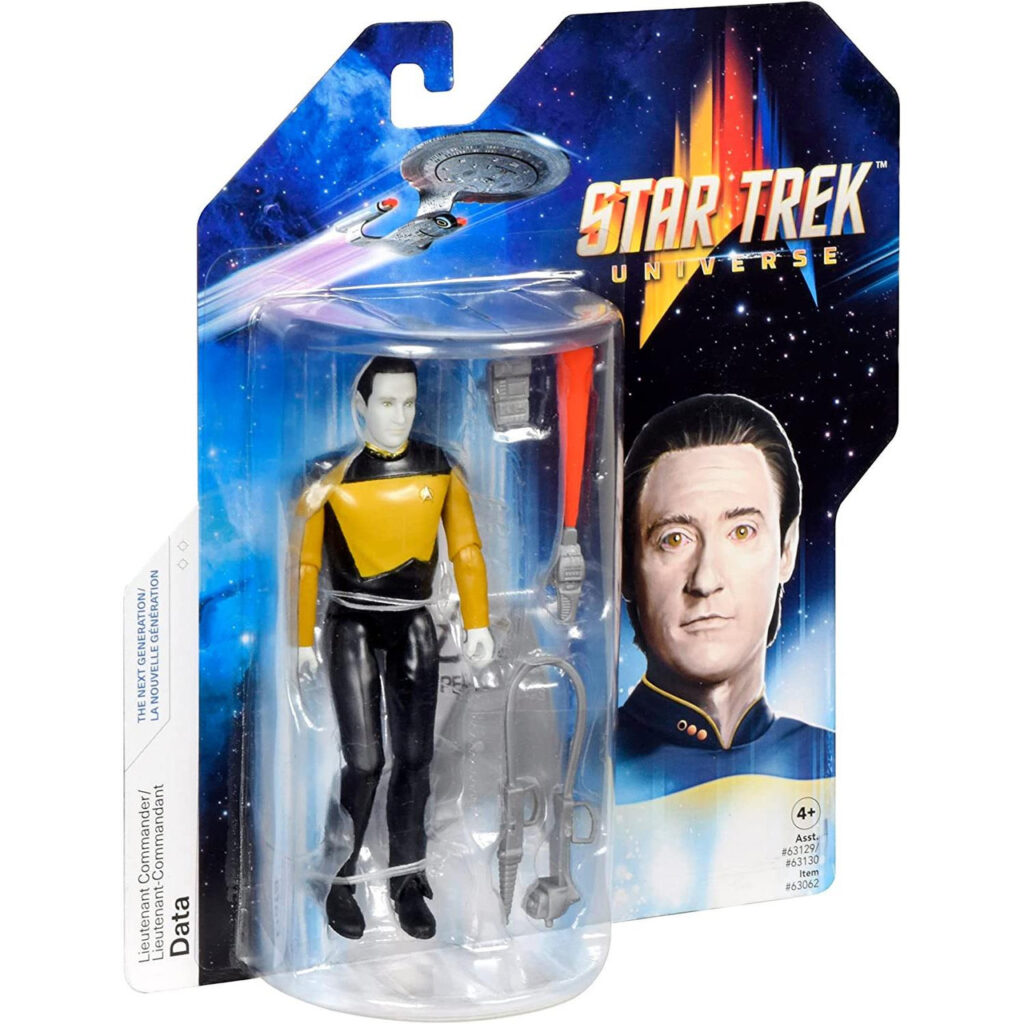 BANDAI – Star Trek: The Next Generation – Data 5 inch Action Figure ...