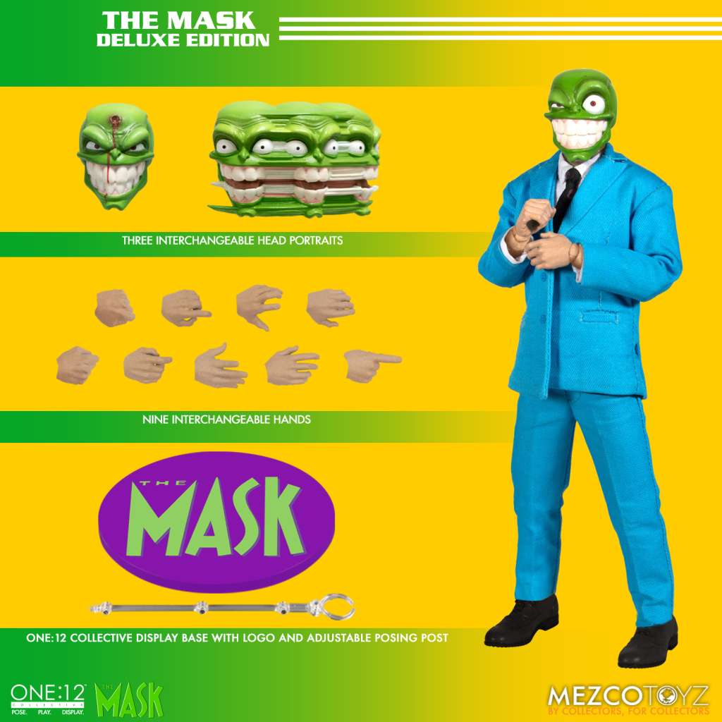 Mezco toys One 12 Collective The Mask Comic Dlx Af