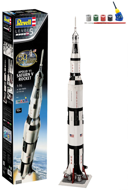 REVELL MODEL KIT - Apollo 11 Saturn V Rocket 1/96