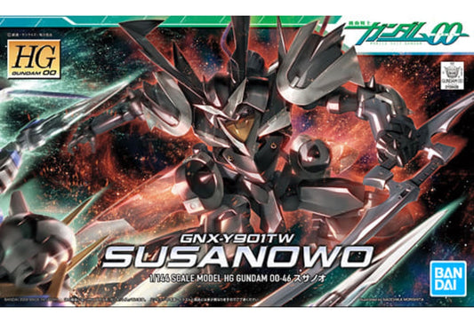 BANDAI MODEL KIT - GUNPLA - HG GNX-Y901TW SUSANOWO GUNDAM 00 #46 1/144