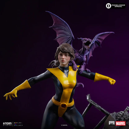 IRON STUDIOS - X-men Comics Kitty Pryde & Lockheed 1/10 Statue