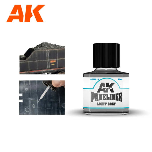 AK - INTERACTIVE AK12019  Light Grey Paneliner 40 ml